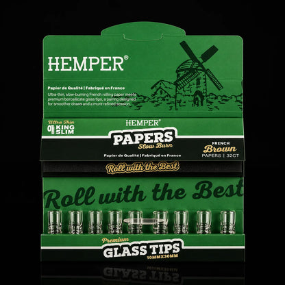 Feuilles + filtres en verre Hemper