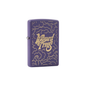 Zippo violet et or Wizard Trees