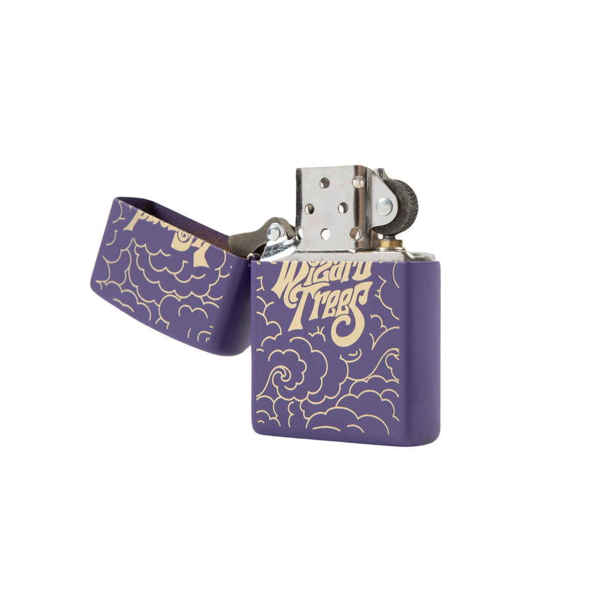 Zippo violet et or Wizard Trees