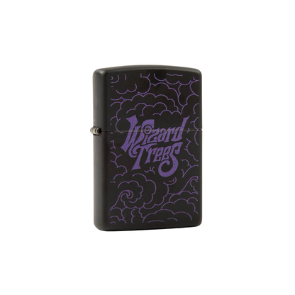 Zippo noir et violet Wizard Trees
