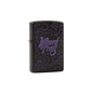 Zippo noir et violet Wizard Trees