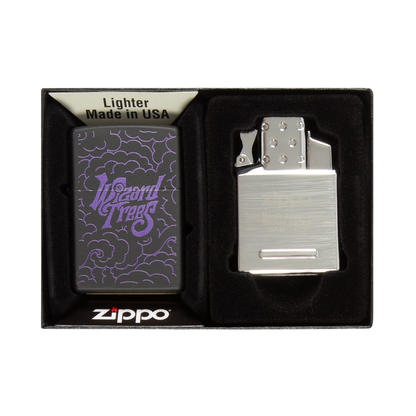 Zippo noir et violet Wizard Trees